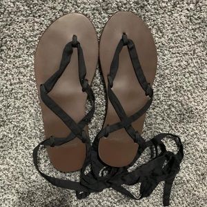 Sseko Designs ribbon sandals